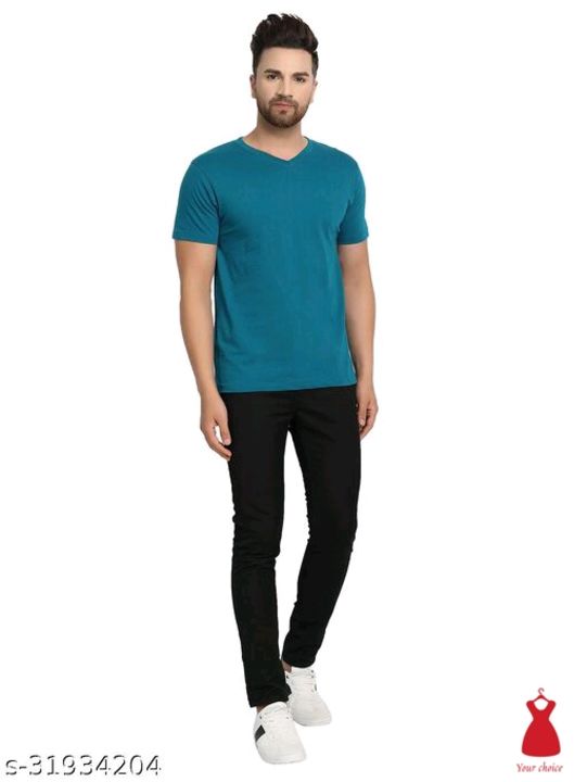 Cotton v neck  casual t shirt uploaded by Your choice on 7/1/2021