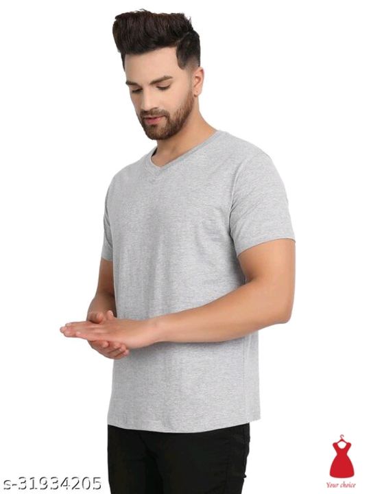 Cotton v neck  casual t shirt uploaded by Your choice on 7/1/2021
