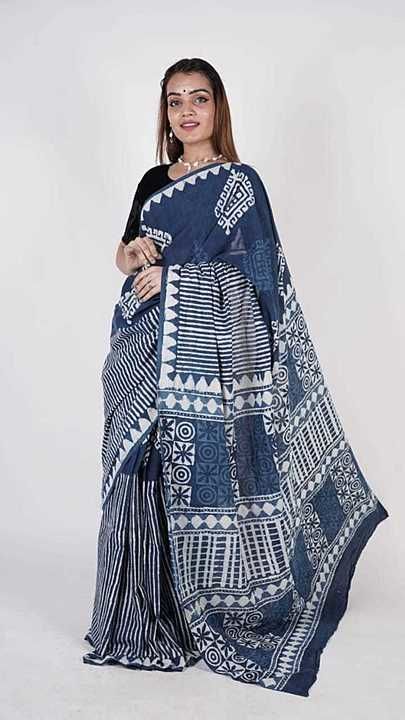 Hand Block Printed Saree  uploaded by business on 8/18/2020