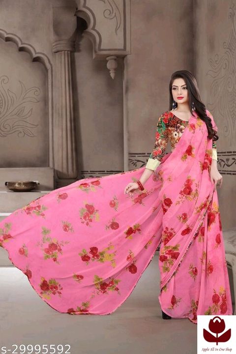MANSOON PRINT SAREE uploaded by business on 7/1/2021