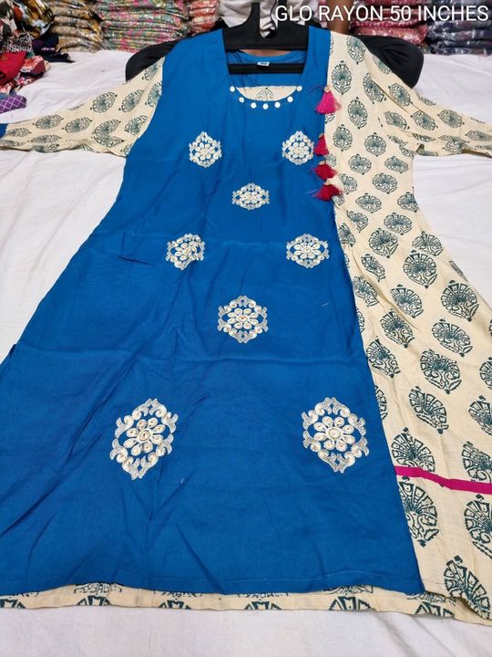  embroidered kurti uploaded by business on 7/1/2021