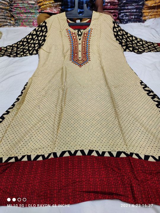 Printed Kurti uploaded by business on 7/1/2021