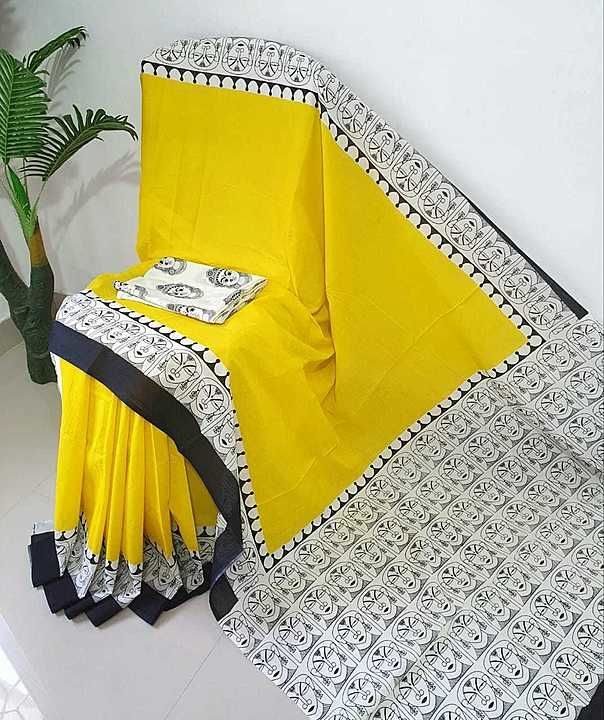 Cotton sarees mumul cloth uploaded by Ashish handicraft on 8/18/2020