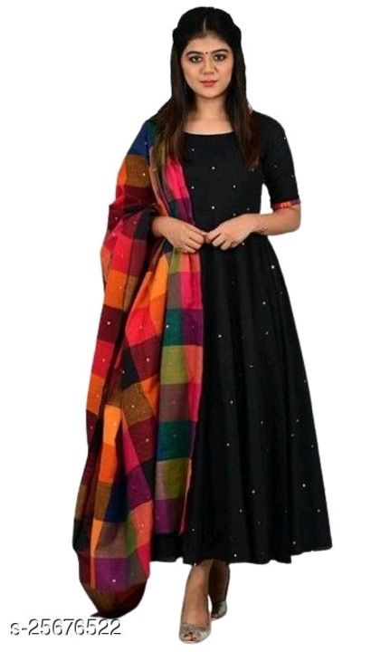 Anarkali with dupatta uploaded by Samarth_trendy_fashion on 7/1/2021