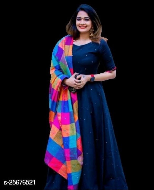 Anarkali with dupatta uploaded by Samarth_trendy_fashion on 7/1/2021
