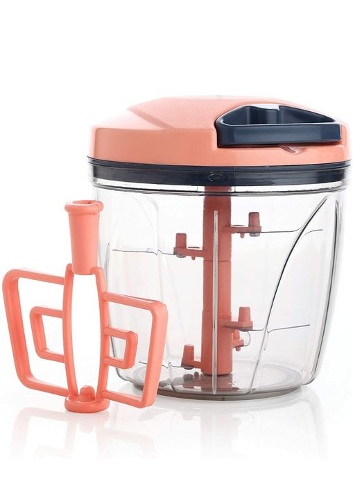 Chopper for vegetables cutting 900ml ( peach color ) uploaded by DUAL HOME CARE on 7/1/2021
