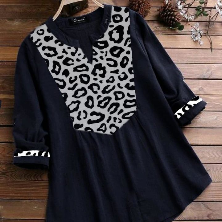 Cotton animal print top uploaded by Bluish Boutique on 7/1/2021