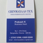Business logo of Chinmayaas Tex