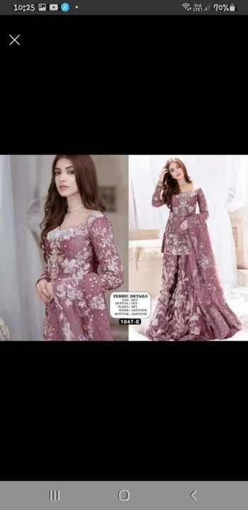 Designer dress uploaded by Nabeeha businesses  on 7/1/2021