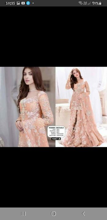 Designer dress  uploaded by Nabeeha businesses  on 7/1/2021
