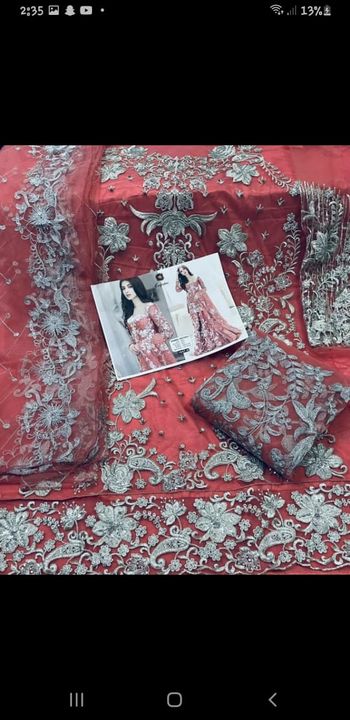 Designer dress  uploaded by Nabeeha businesses  on 7/1/2021