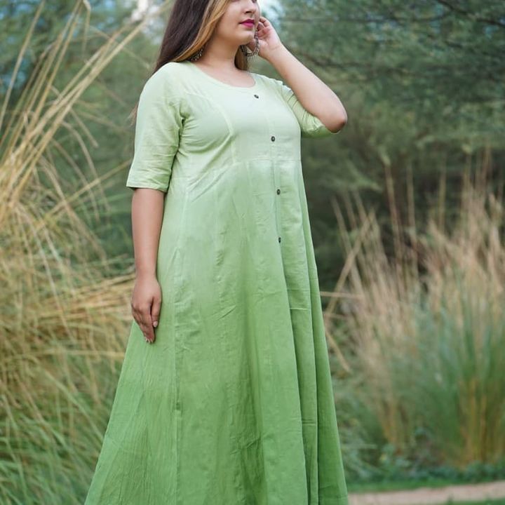 Cotton fancy gown uploaded by Dress To Impress on 7/1/2021