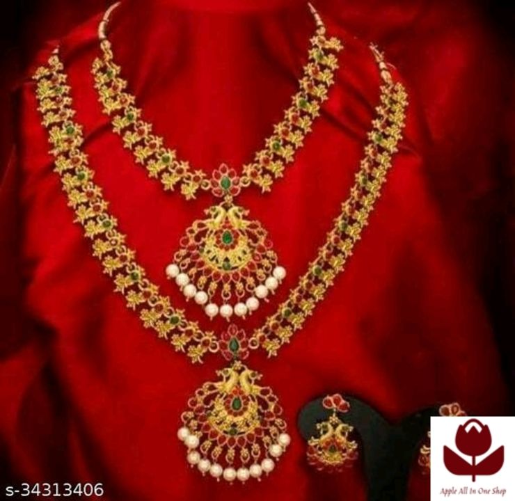 Gold plated jewellery set uploaded by business on 7/2/2021