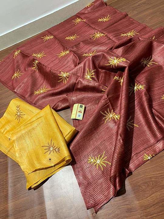 Tasar ghicha silk saree uploaded by business on 8/18/2020