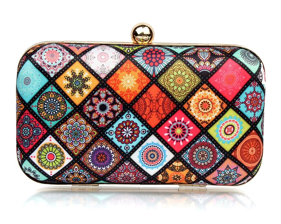 Printed clutch for women uploaded by business on 7/2/2021