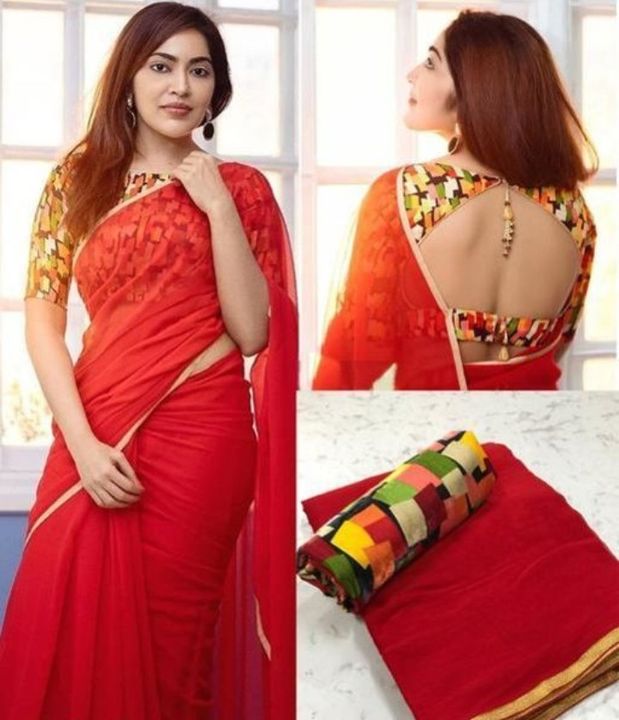 Trendy Stylish Georgette Women's Saree uploaded by business on 7/2/2021