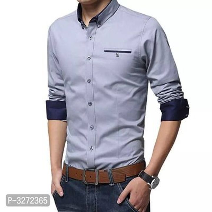 Stylish Cotton Solid Casual Shirts For Men uploaded by business on 7/2/2021