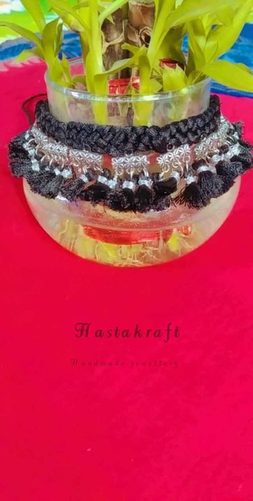 Silk Thread choker necklace  uploaded by Hastakraft_handmadejewellery on 7/2/2021