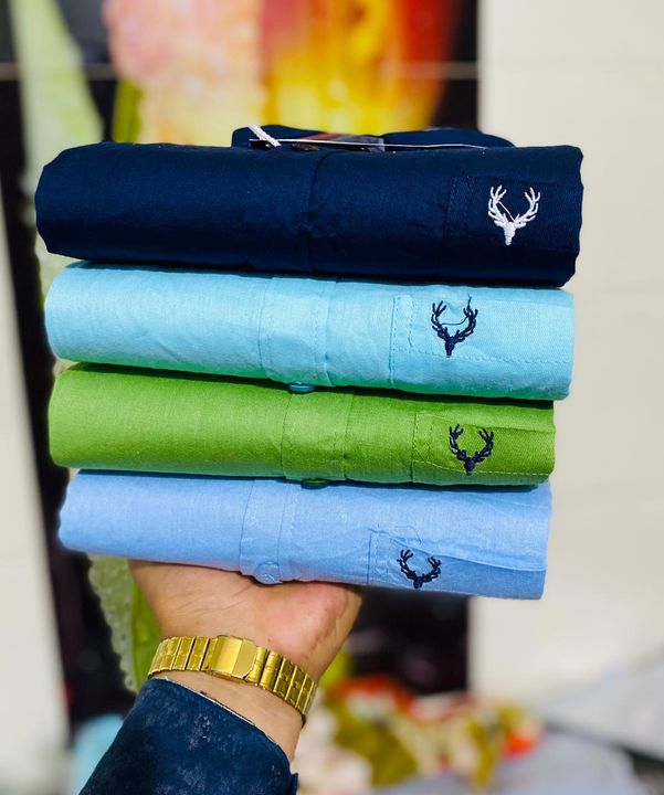 Post image *combo of 4 pcs*999rs

*BRAND Allensolly *

*STUFF COTTON*

*ASSURED QUALITY*

*Full sleeves shirt*

*plain Shirt*

*M L XL XXL*👈

*Regular Fit*

*💯%POSITIVE FEEDBACK*
  
*PRICE 999 fix pack of 4 ship free*🏃🏃

*Open order*🏃🏃
  👆🏻👆🏻👆🏻

*Full stock avl*