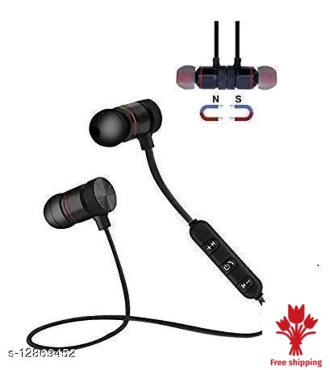 * Magnetic Bluetooth Wireless 4.0 Handfree Stereo Headphone Compatible with All Android OR iPhone De uploaded by Kuna shop on 7/2/2021