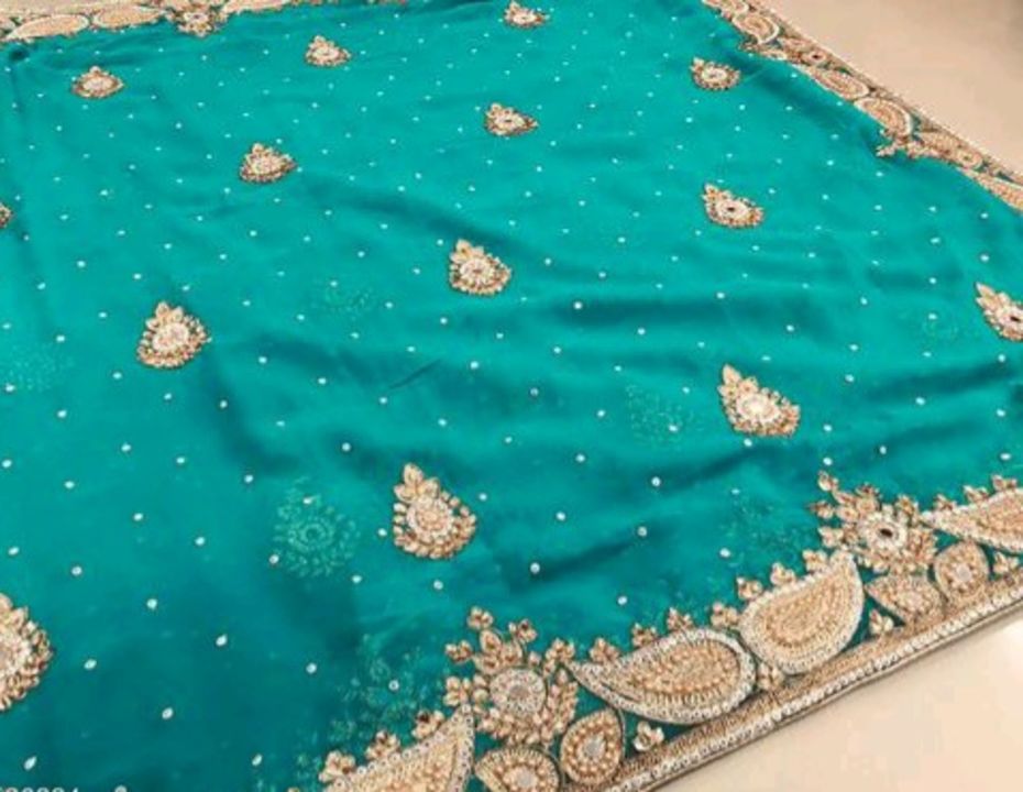Beautiful bridal saree uploaded by business on 7/2/2021