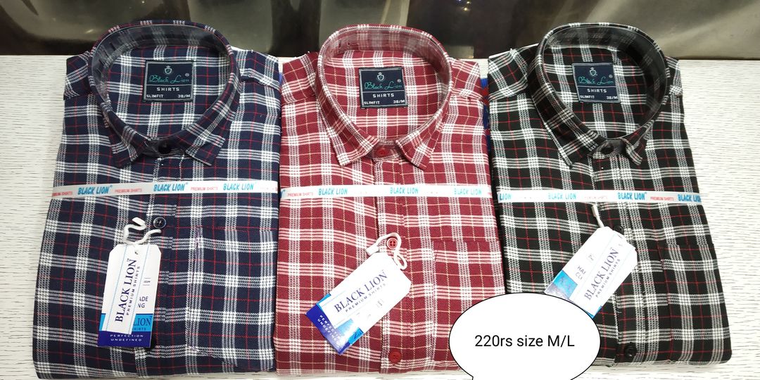Mens checks uploaded by B L COLLECTION'S on 7/2/2021