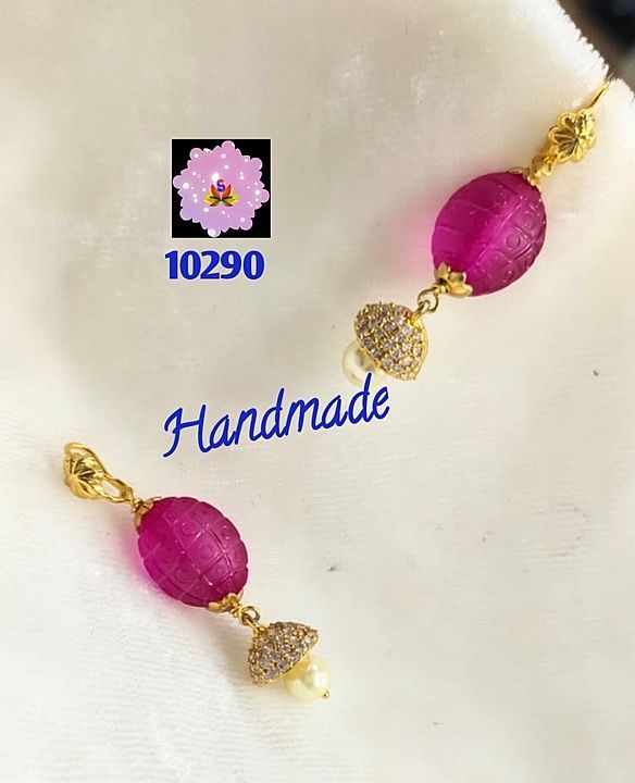 Handmade earrings uploaded by business on 8/18/2020