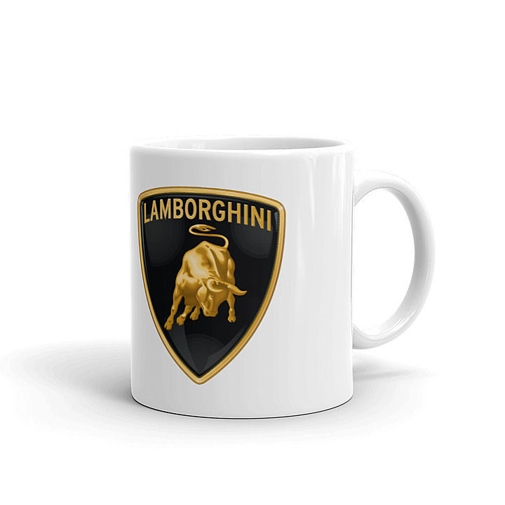 Lambo coffee mug for car lover's uploaded by business on 8/18/2020