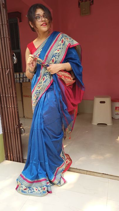 Phulmina khadi sarees uploaded by Nakshriya's boutique on 7/2/2021