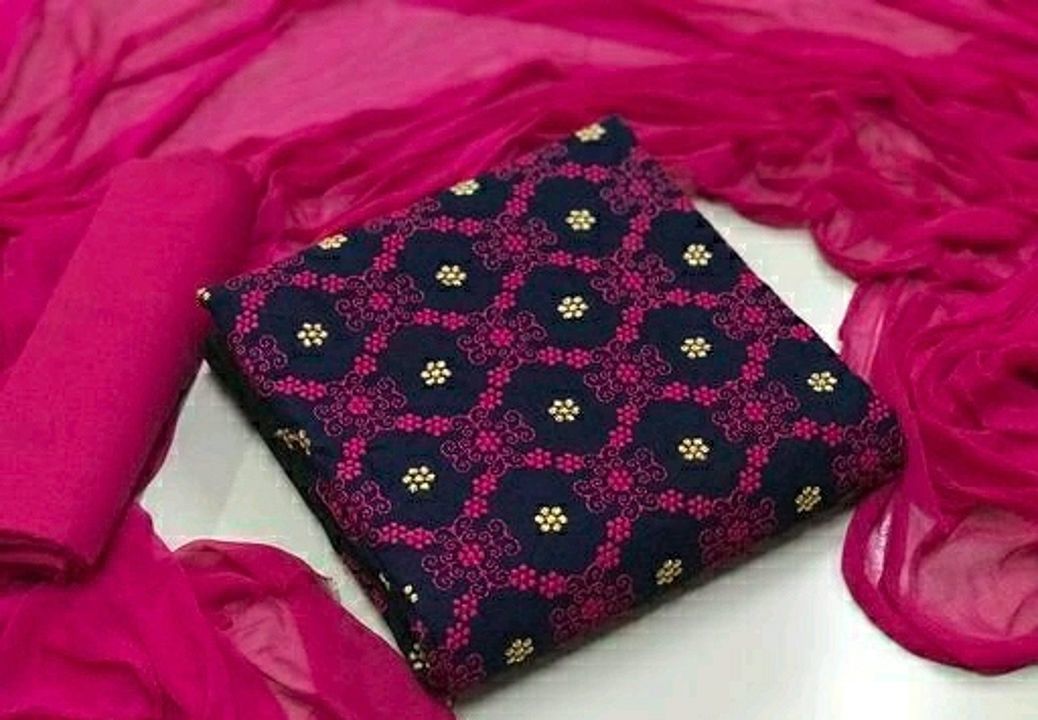 Floral Cotton Suits & Dress Material uploaded by Wholesale Store In Kashmir on 8/18/2020
