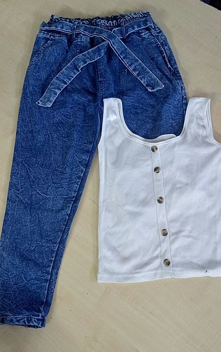 Women's Denim Knot paint and top available uploaded by TSB ENTERPRISES on 8/18/2020