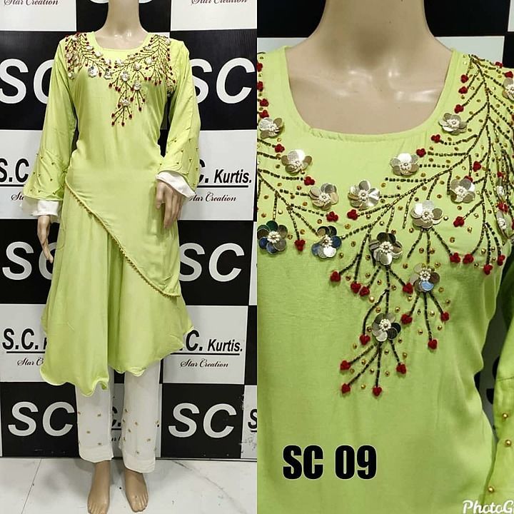 Post image We are manufacturer of sc kurtis for daily update whatsaap me Or call me +919870299376