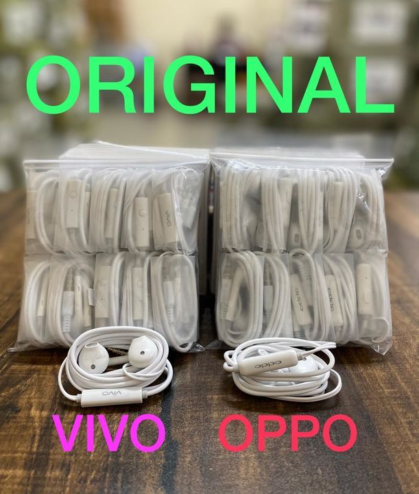 Oppo vivo original earphone uploaded by business on 7/3/2021