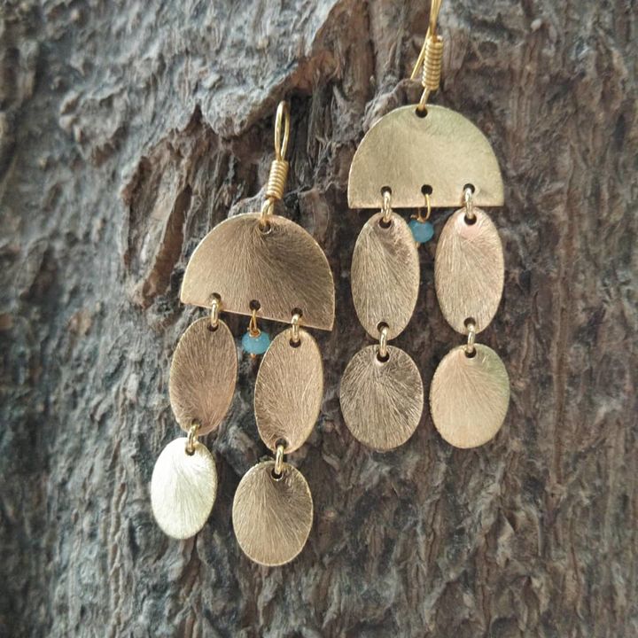 Goldplated handmade earring  uploaded by business on 7/3/2021