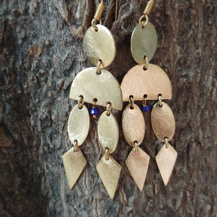 Goldplated handmade earring  uploaded by business on 7/3/2021