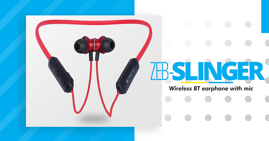 Zebronics slinger Bluetooth earphone uploaded by business on 8/19/2020