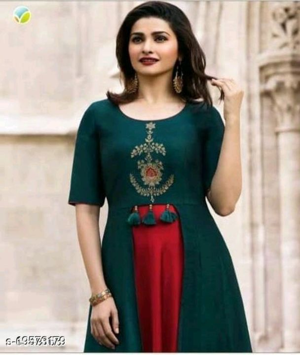 Aagam attractive kurtis uploaded by business on 7/3/2021