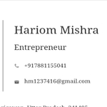 Business logo of Hariom Mishra