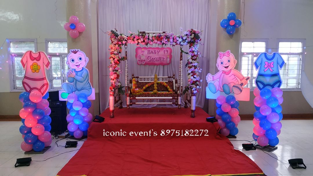 Post image Baby shower decorationsAvailable is iconicevents Pune contact US 8975182272