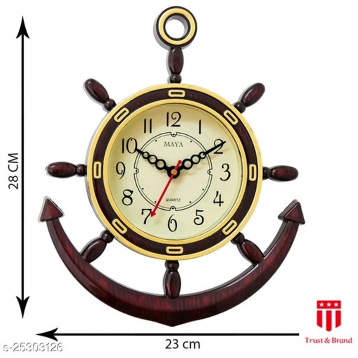 Wall clock uploaded by Trust & Brand on 7/3/2021
