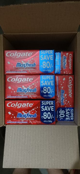 Colgate max fresh 150*4 uploaded by Aggarwal online opintt on 7/4/2021