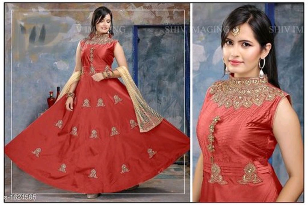 Attractive Designer Taffeta Silk Women Gowns Vol 2* uploaded by Marful reseller on 7/4/2021