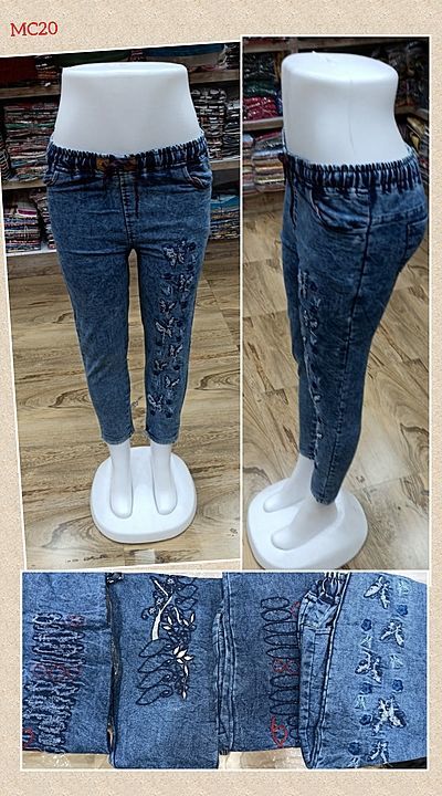 Denim Joggers uploaded by Shivika Collection on 8/19/2020