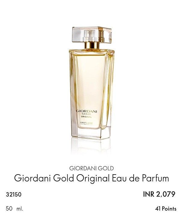 Goidani gold original perfume by oriflame uploaded by Alankar collections on 5/28/2020