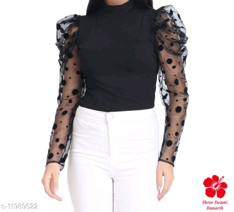Puff sleeves top uploaded by business on 7/4/2021