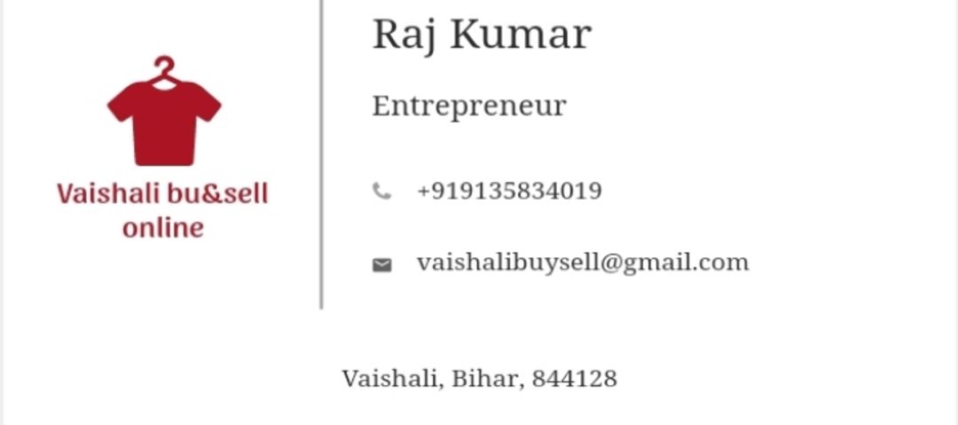 Vaishali bu&sells online