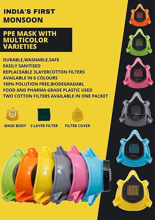 Waterproof / anti-pollution mask uploaded by VM PRODUCTS on 8/19/2020