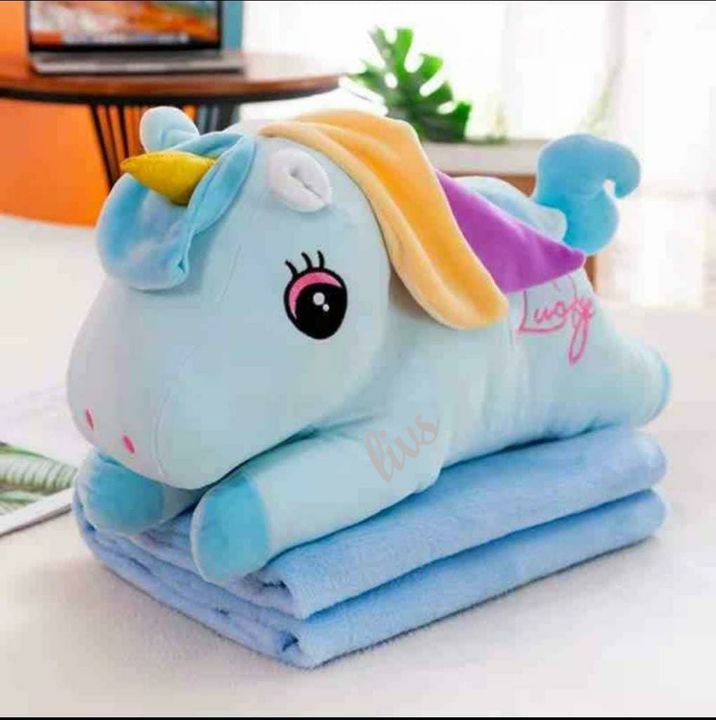 Unicorn Kids blanket pillow uploaded by R'crown on 7/4/2021