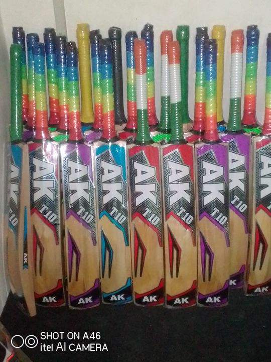 A k Dar Sports bat highest quality in leather bat Kashmir villow uploaded by business on 7/4/2021