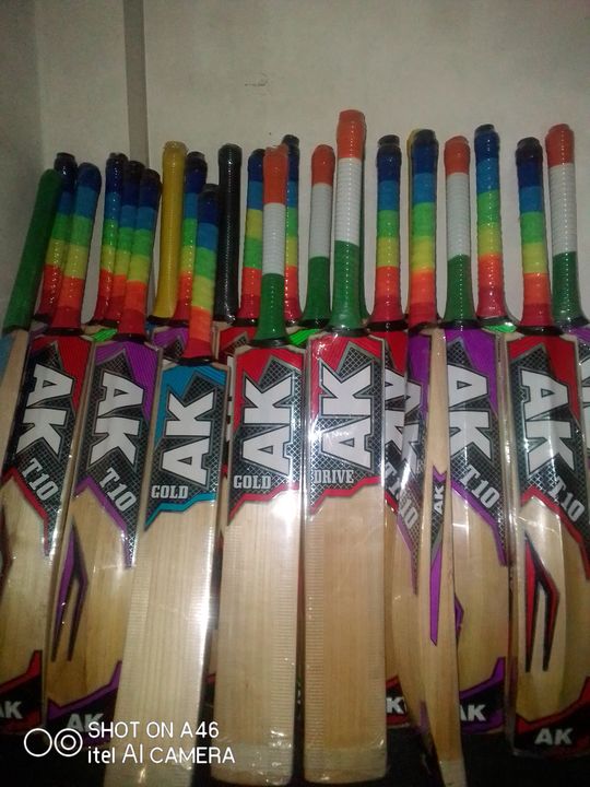 A k Dar Sports bat highest quality in leather bat Kashmir villow uploaded by Cricket bat on 7/4/2021